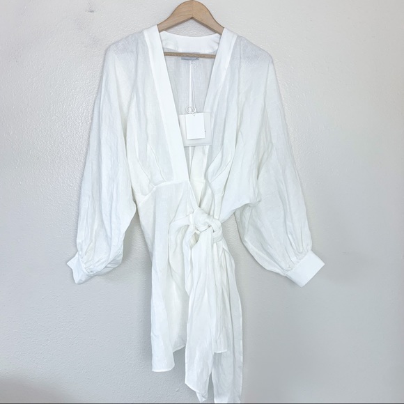 NWT Pieces of White Peony Dress - Picture 3 of 7